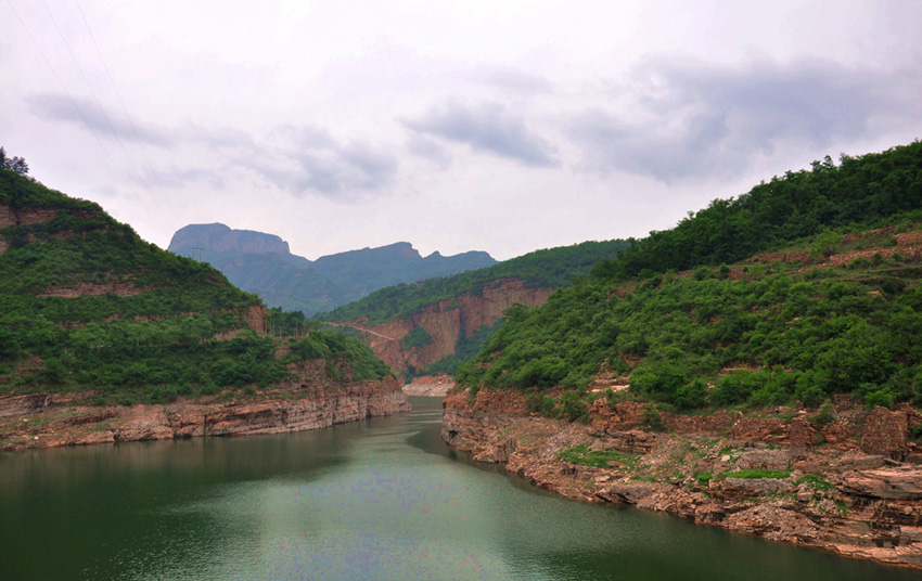 河北邯郸武安京娘湖景色