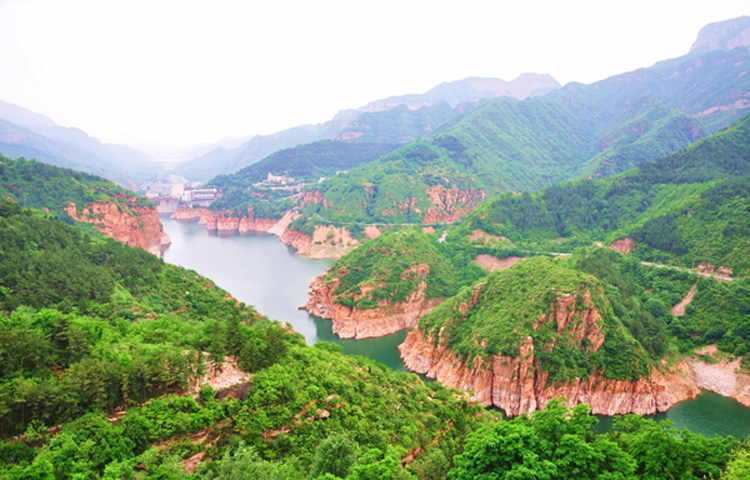 河北邯郸武安京娘湖景色