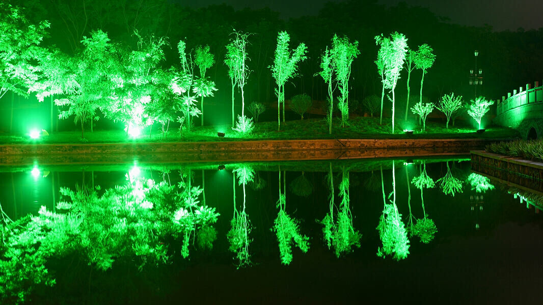 濮上园夜景