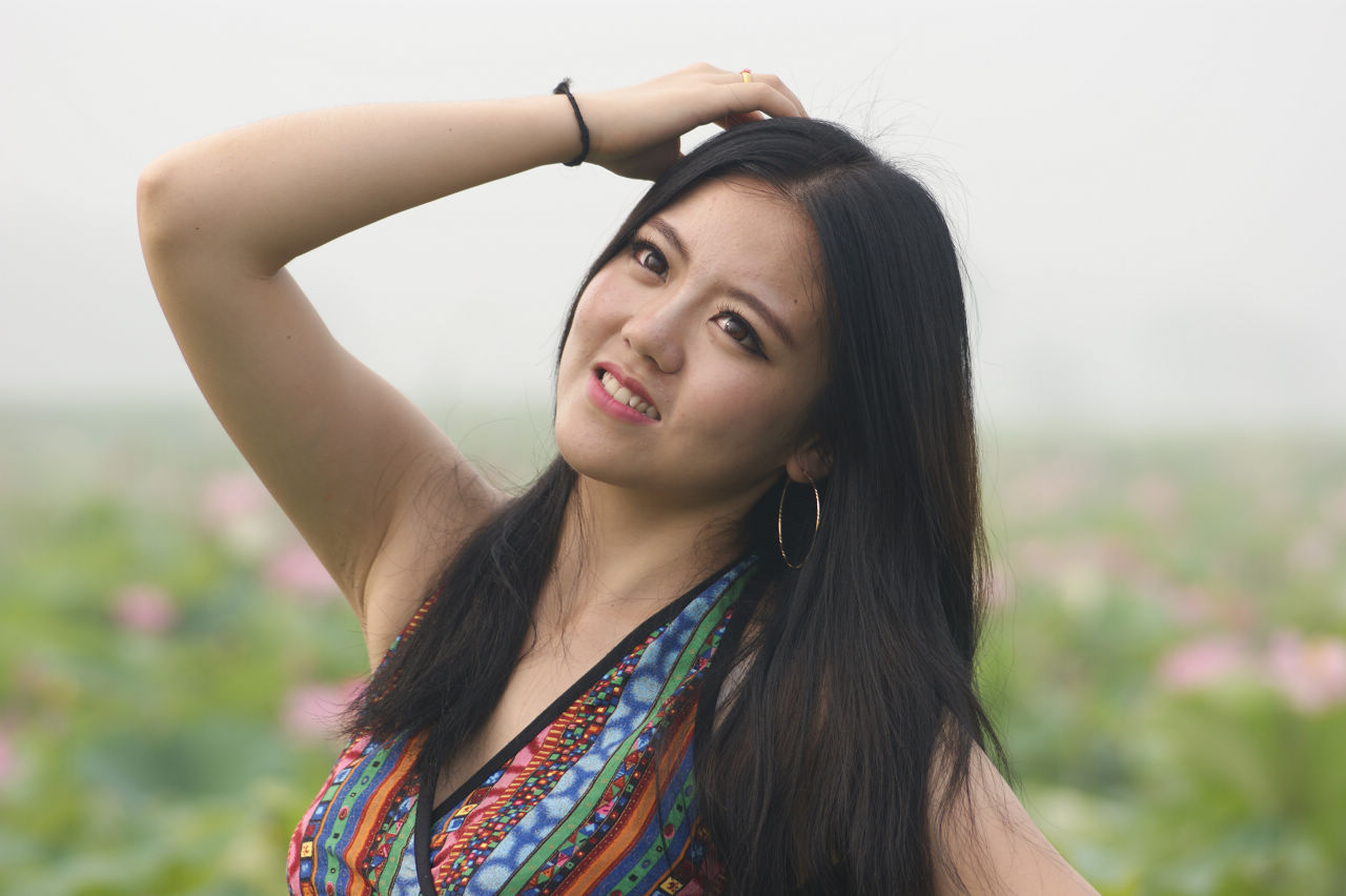 荷园　美女