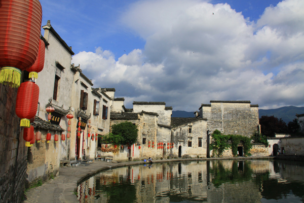 宏村景色