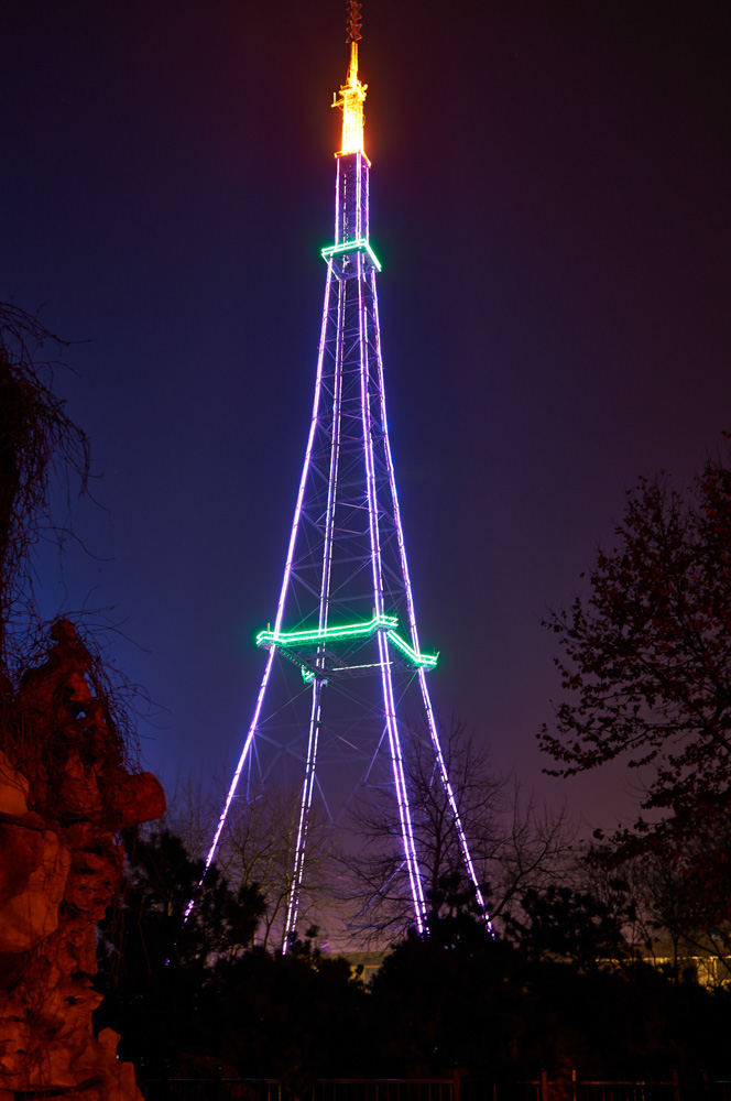 新蕾公园灯光