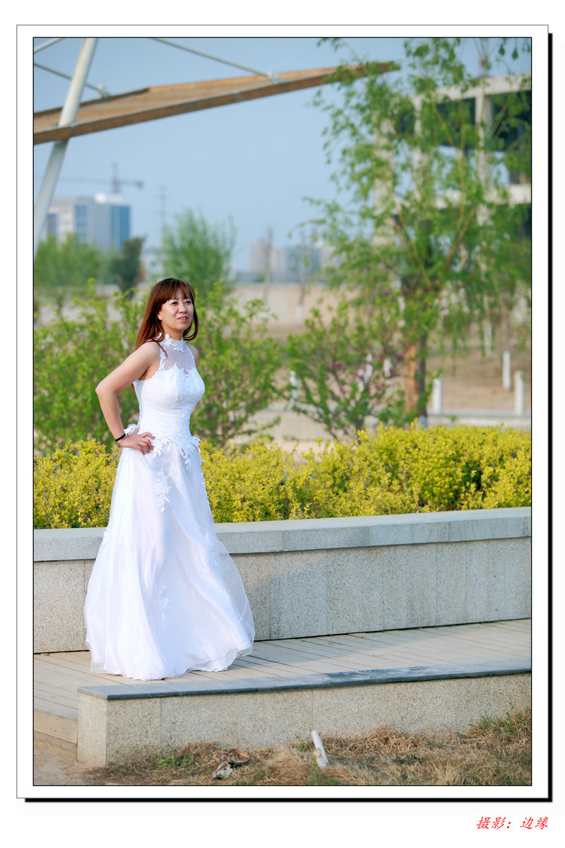 婚纱人像