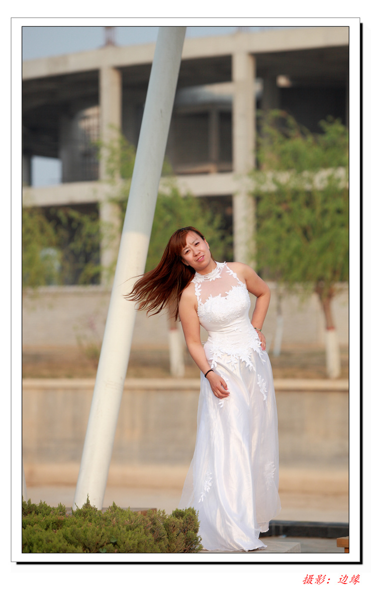婚纱人像