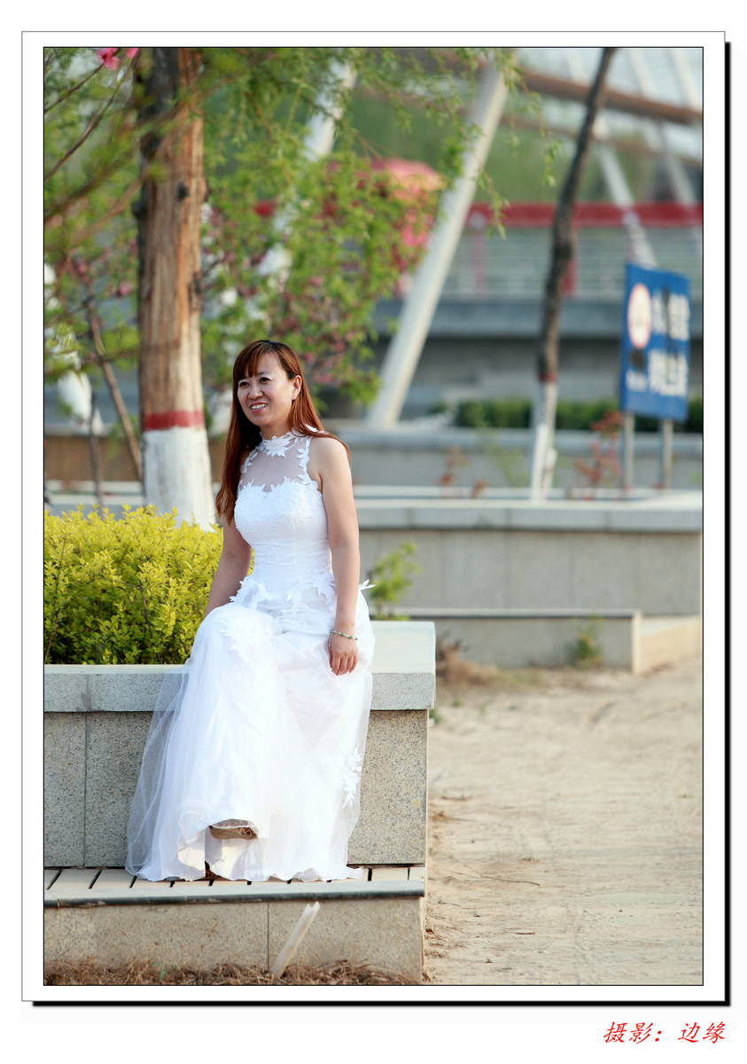 婚纱人像