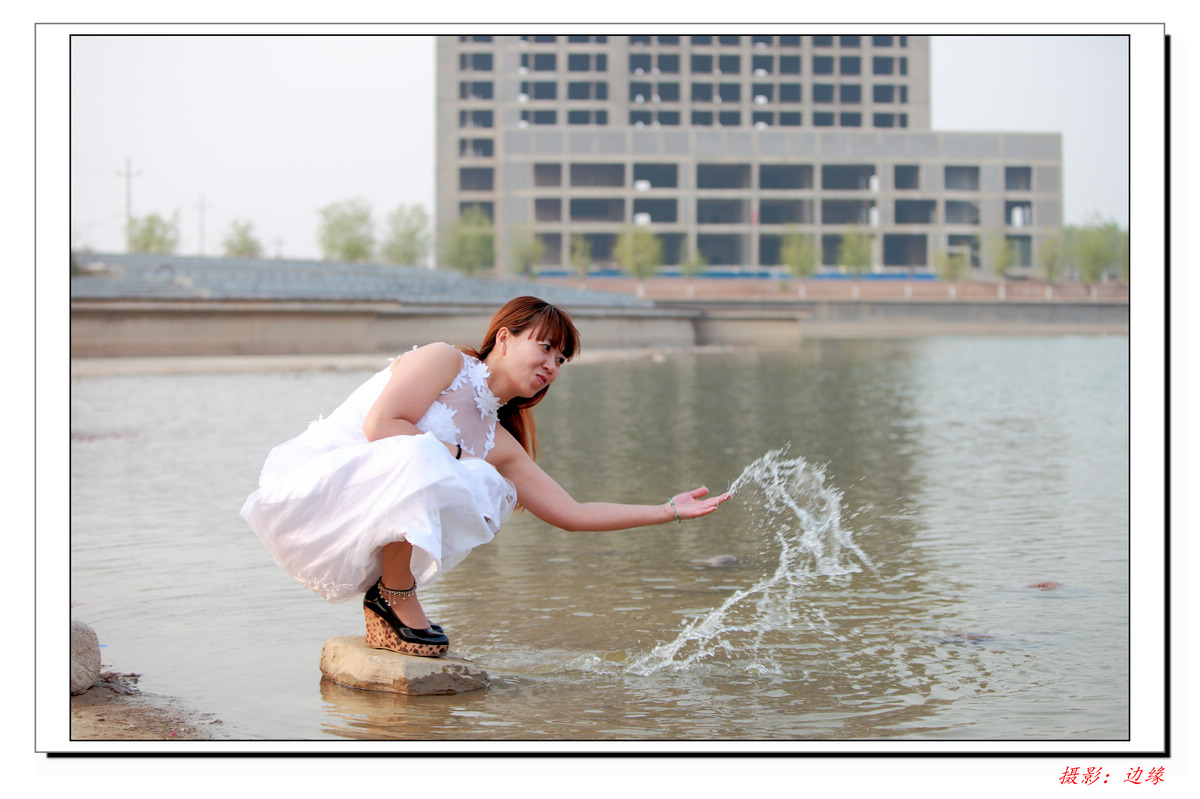 婚纱人像