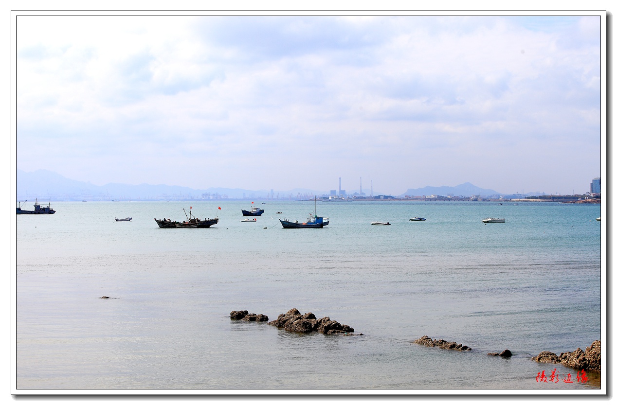 美丽漂亮的青岛海湾
