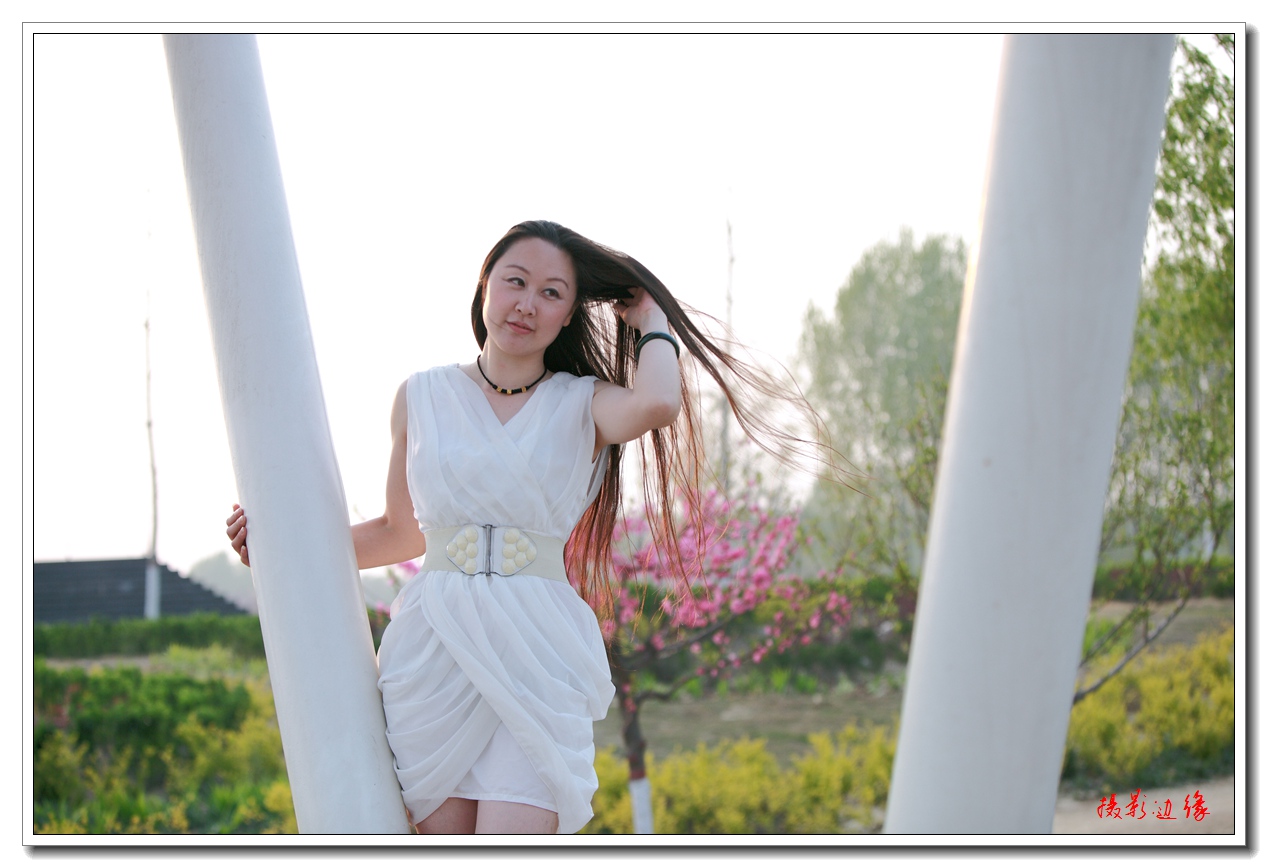龙湖公园拍美女