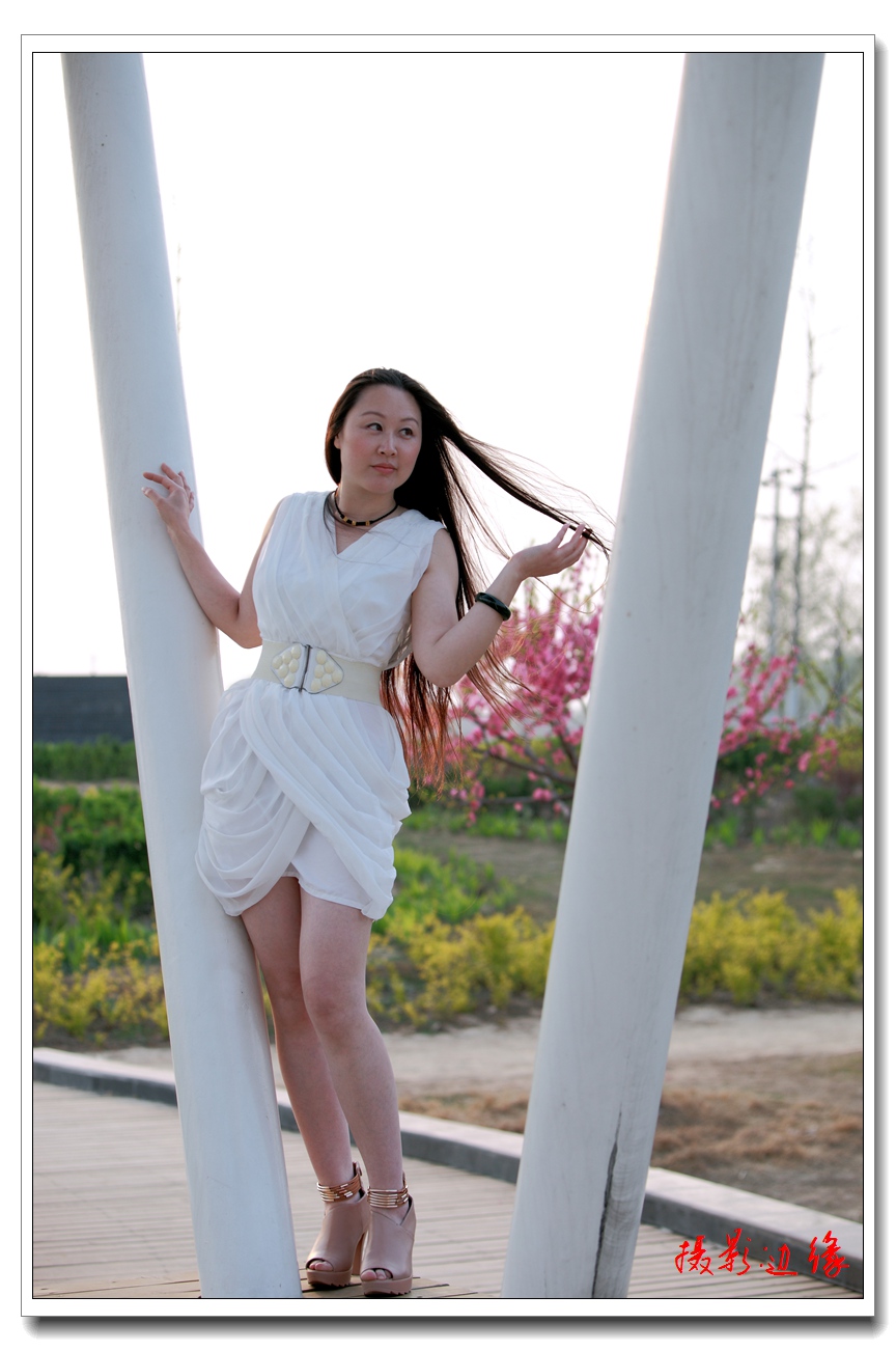 龙湖公园拍美女