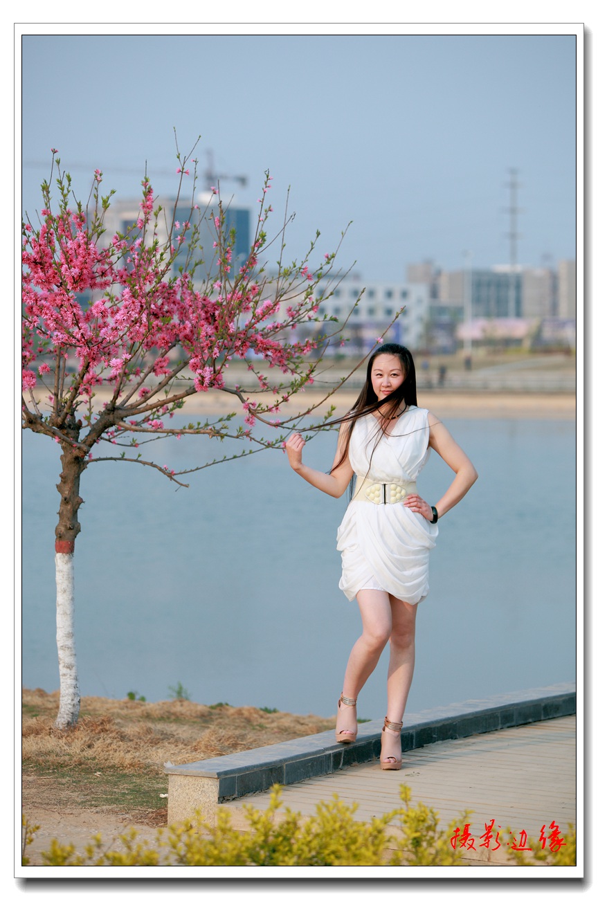 龙湖公园拍美女