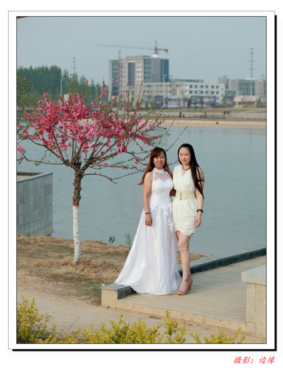 龙湖公园拍美女