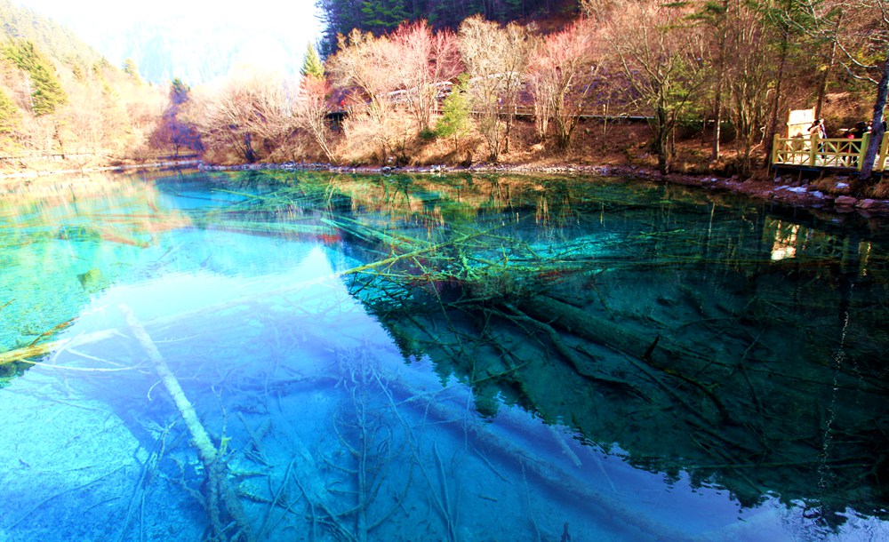 九寨沟冬韵