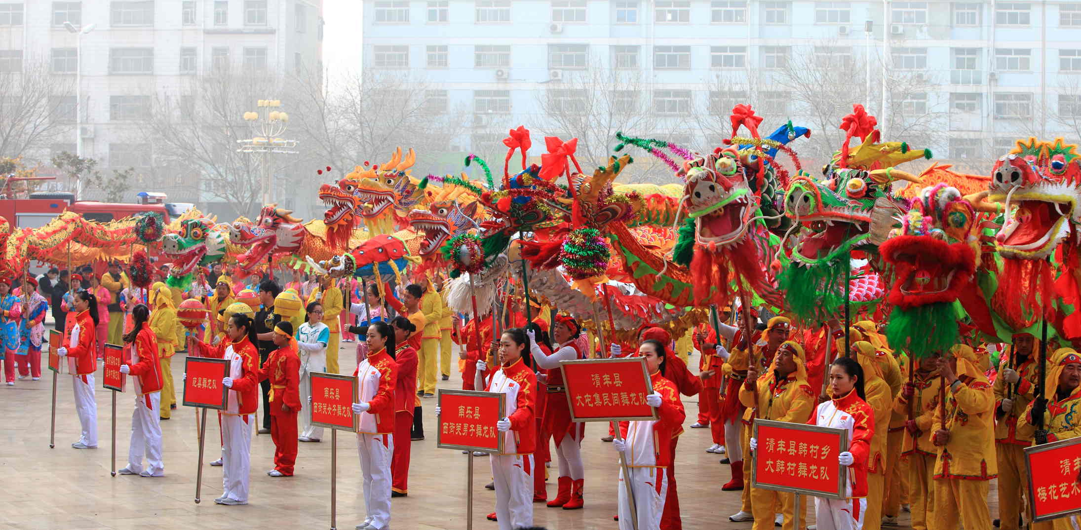 濮阳市二月二舞龙比赛