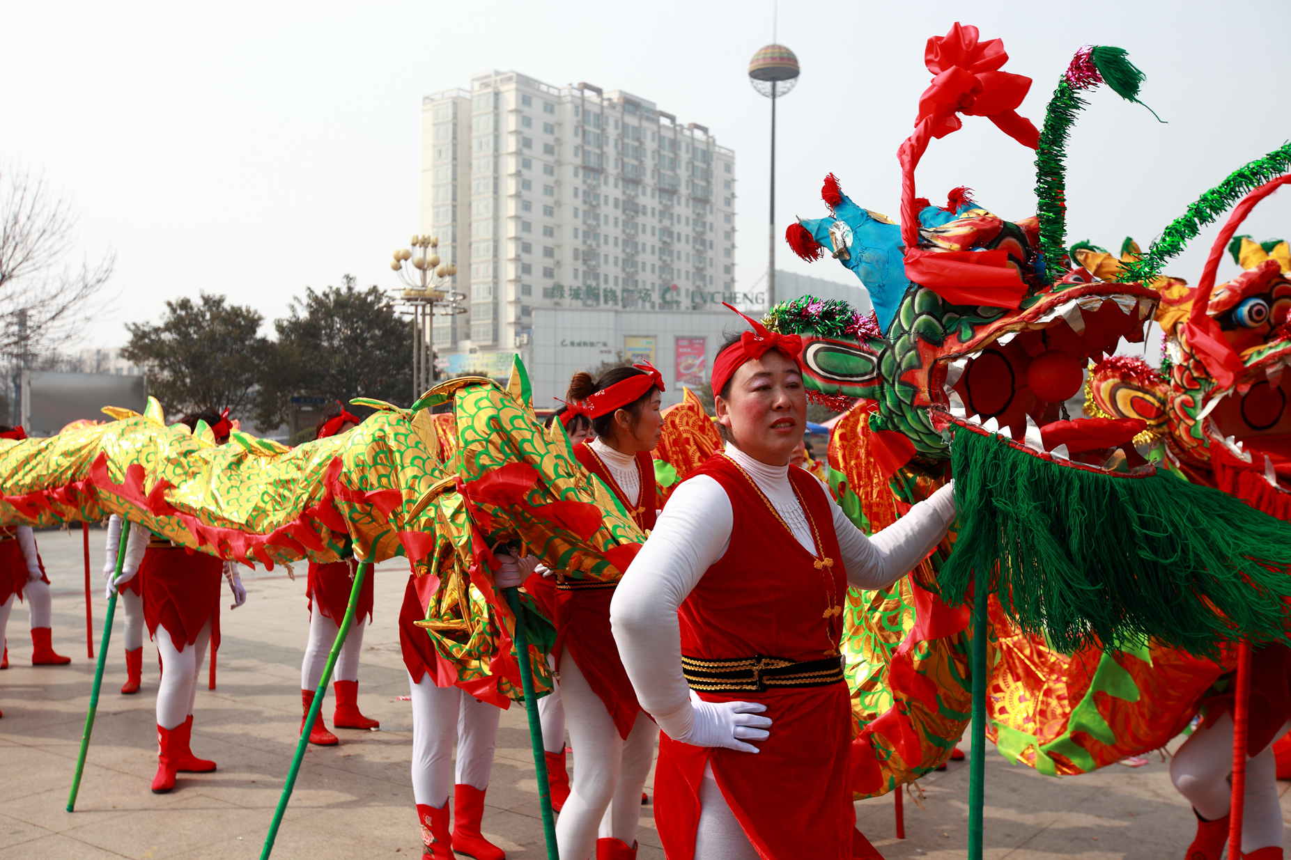 濮阳市二月二舞龙比赛