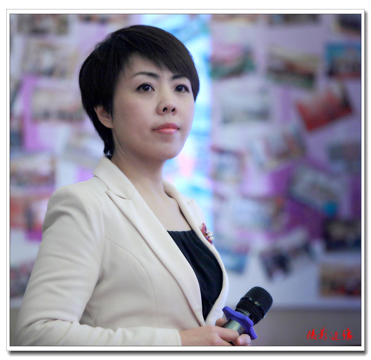 漂亮的美女主持