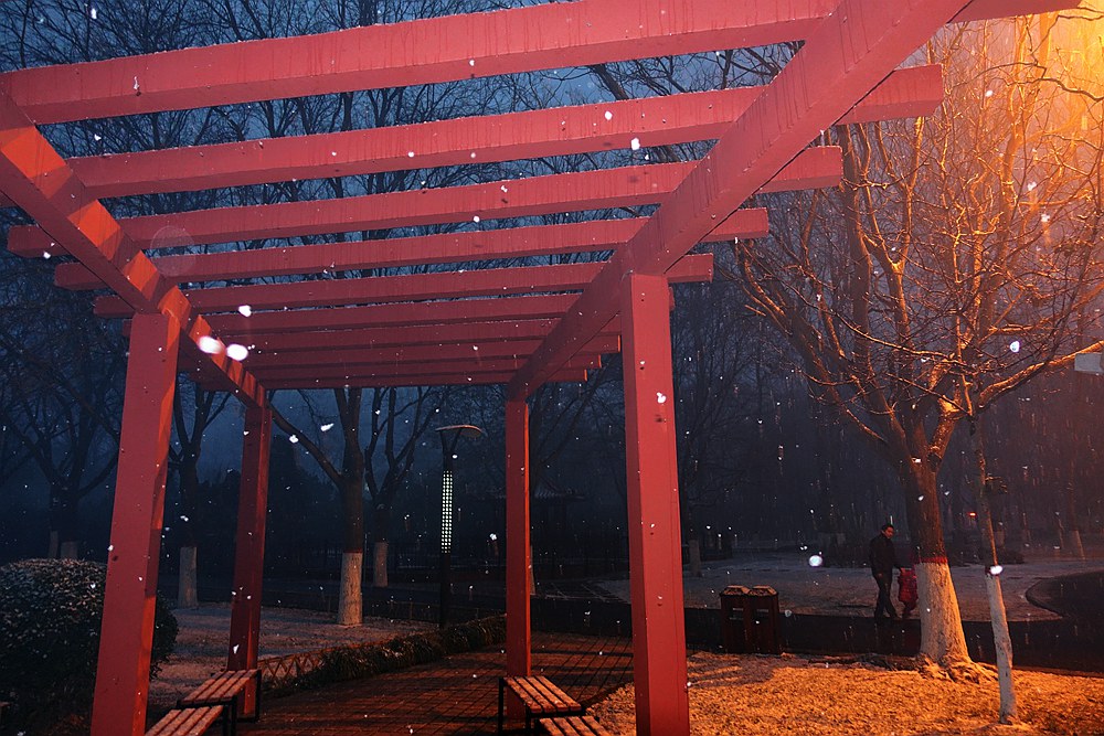 下雪啦 。。。。。
