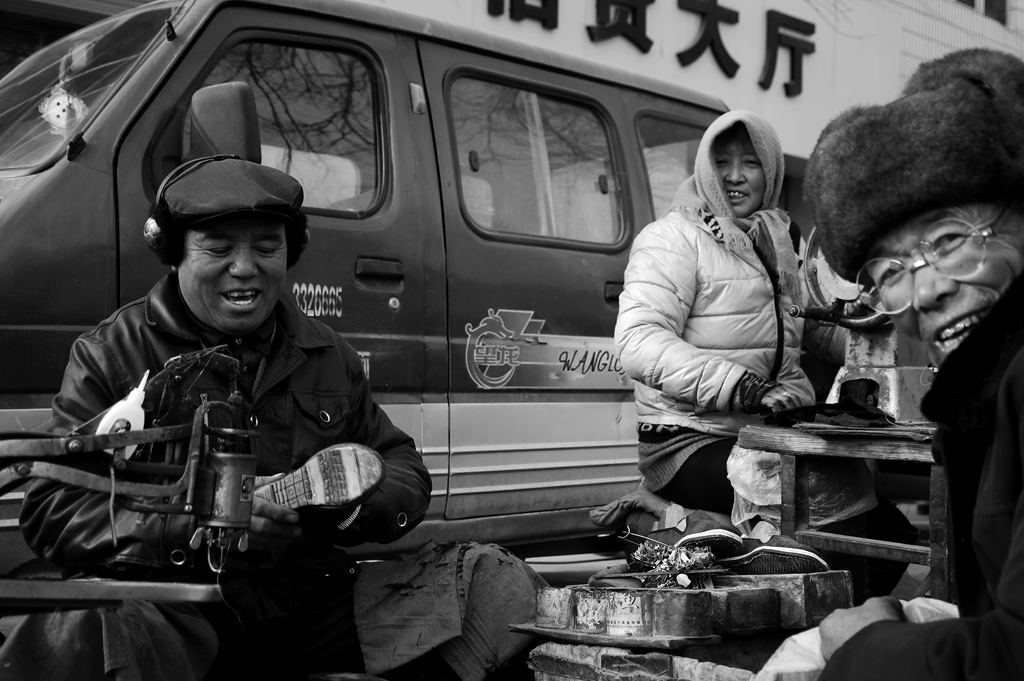 集市上的人们