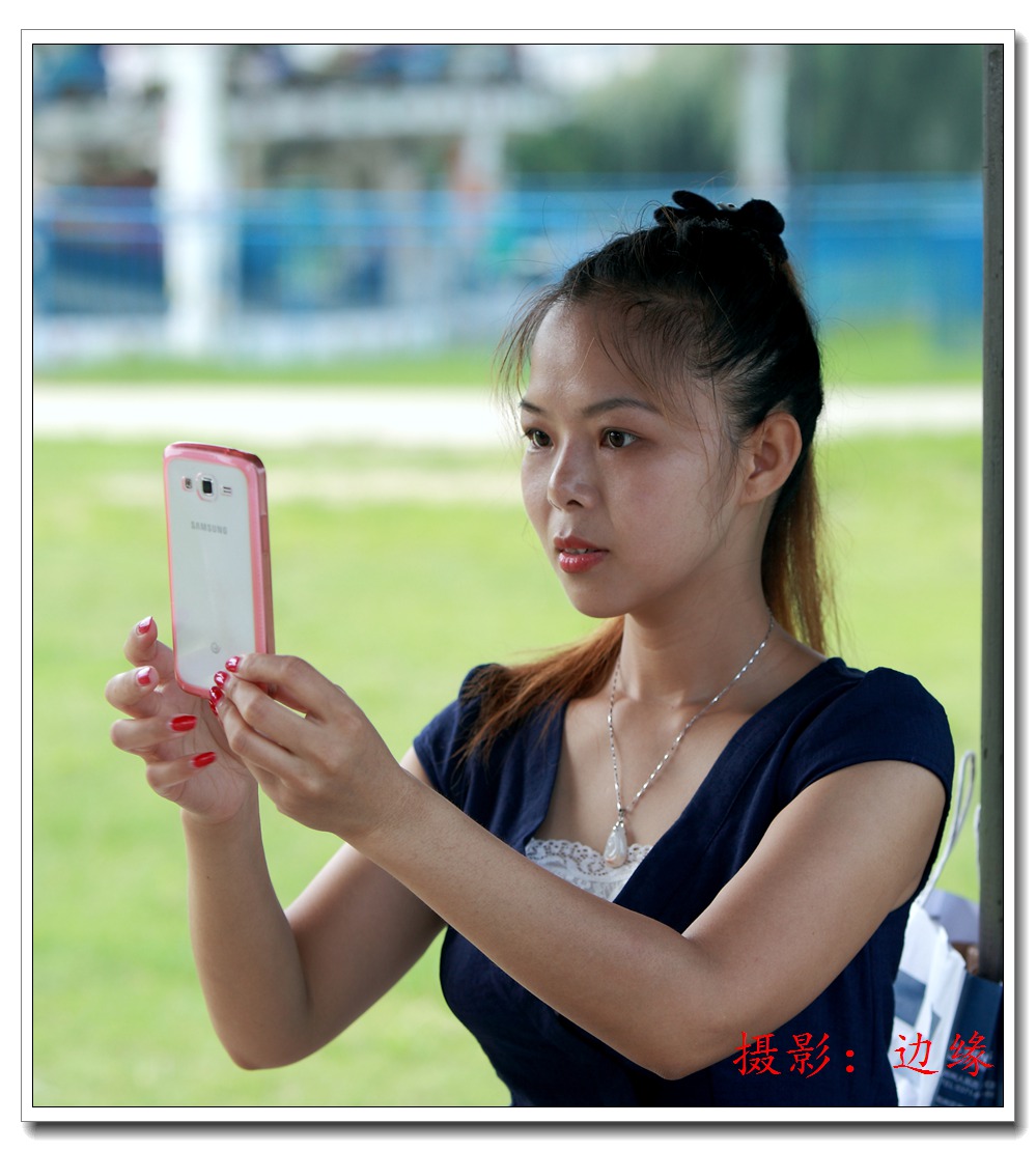 美女手机自拍