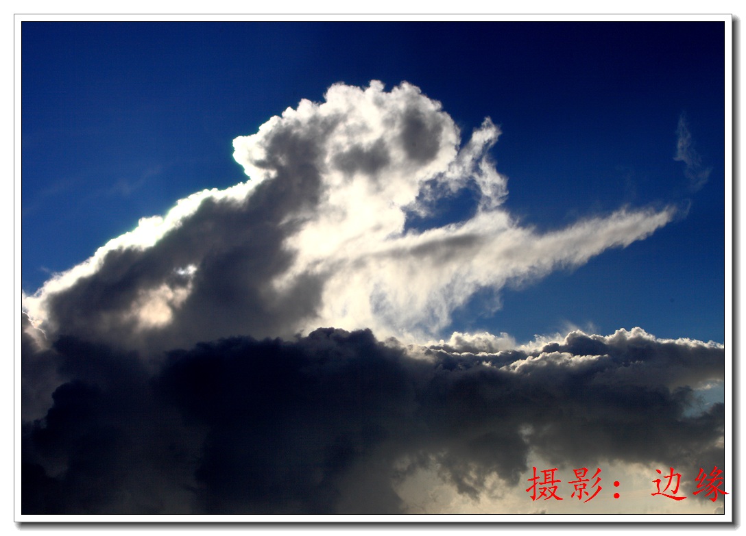 漂亮的空中云彩