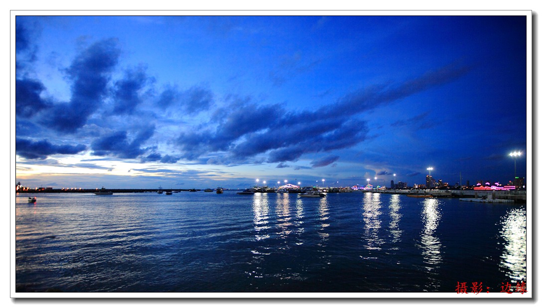 漂亮的海湾风景