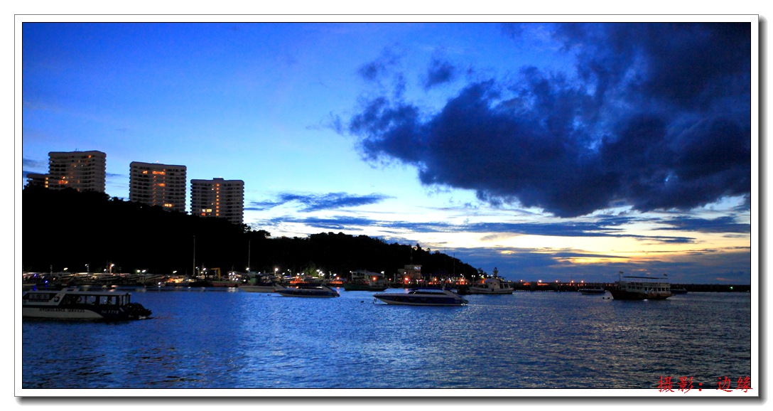 漂亮的海湾风景