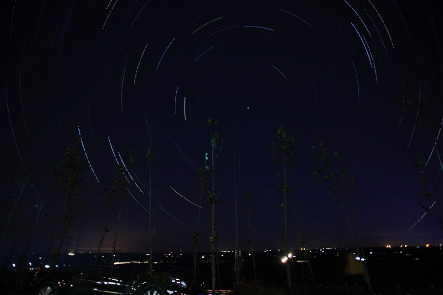 学拍星空