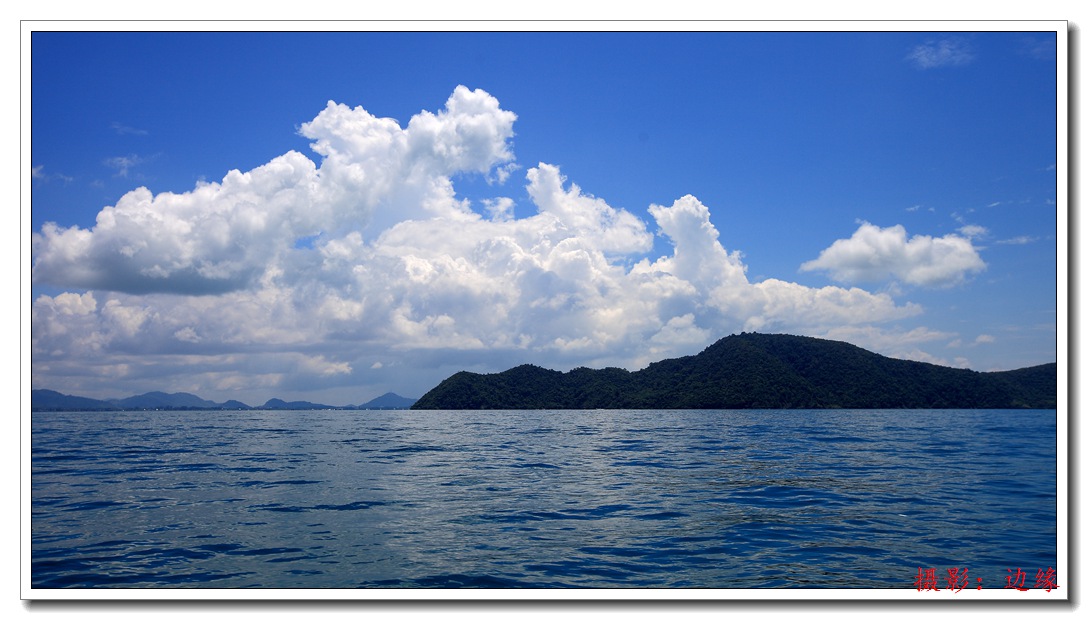 漂亮的海上风景