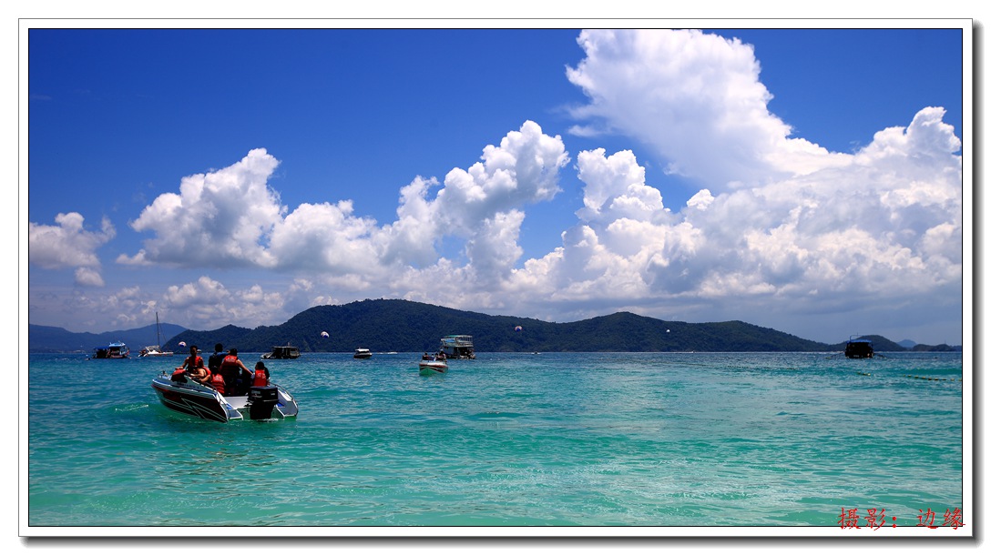 漂亮的海上风景
