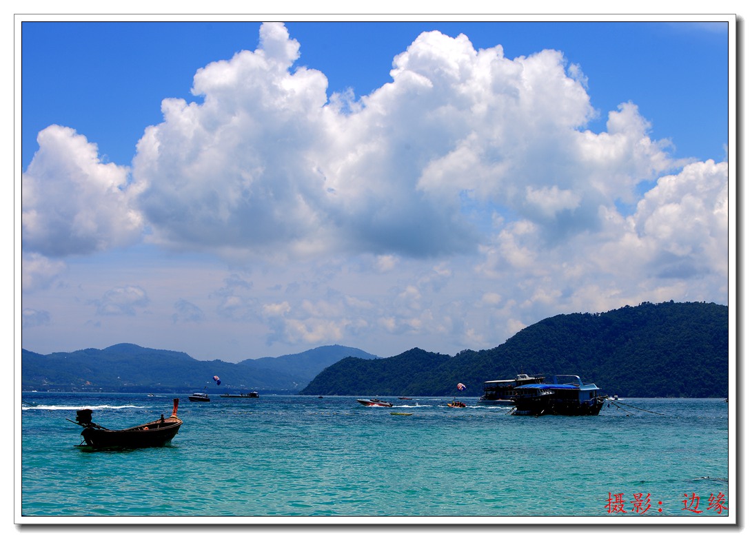 漂亮的海上风景