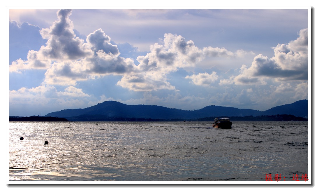漂亮的海上风景