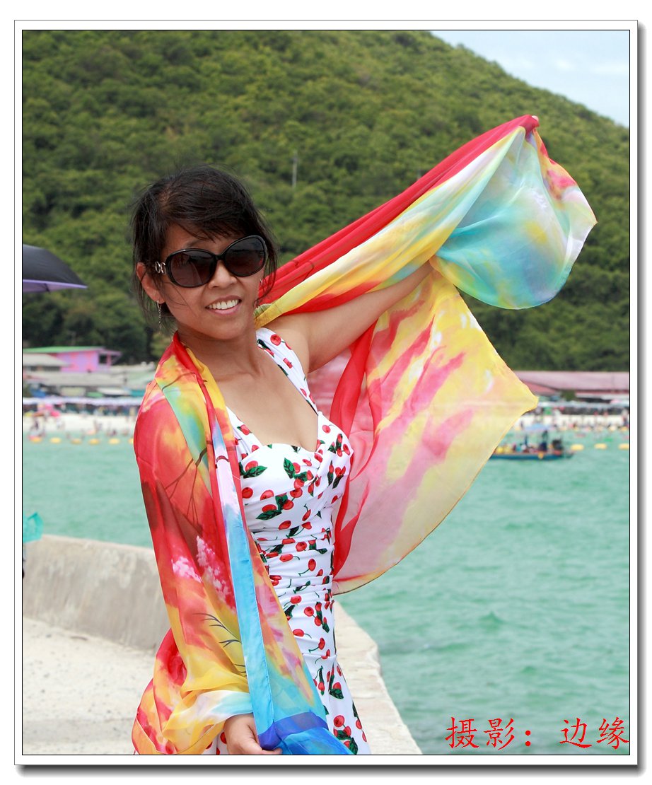 飘飘然海边美女